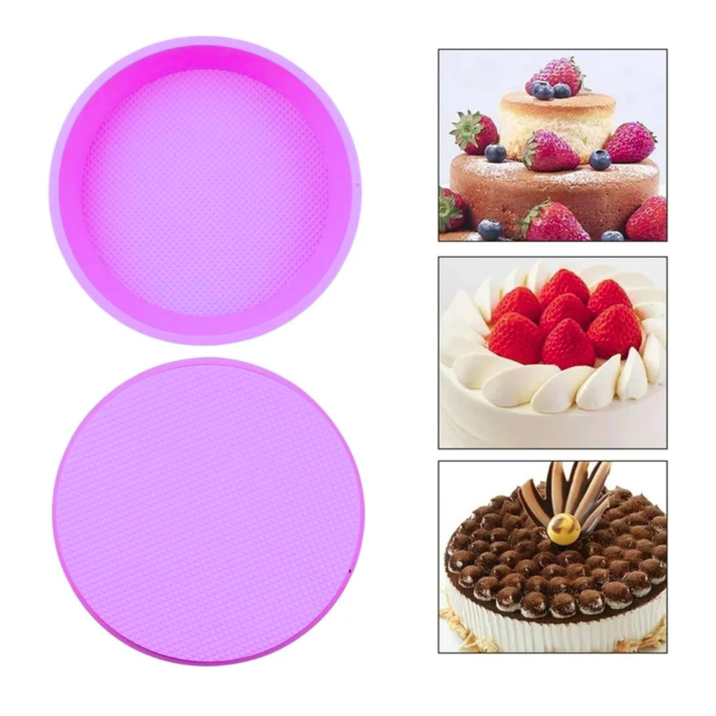 ASADERA REDONDA DE SILICONA 20x6cm