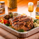 BANDEJA DE ALUMINIO RECT.  4000ml X UNID.