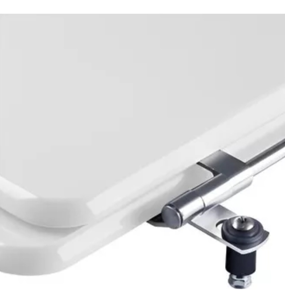 Tapa De Inodoro Madera Laqueada Ovalada / Primafer