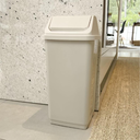 BASURERO CON PEDAL DE 9lts - BEIGE