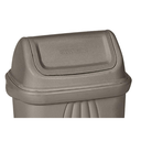 BASURERO CON TAPA VAIVEN DE 10lts - GRIS