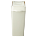 BASURERO CON TAPA VAIVEN DE 20,5lts - BEIGE
