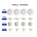 CONJUNTO PERLA 16 PIEZAS