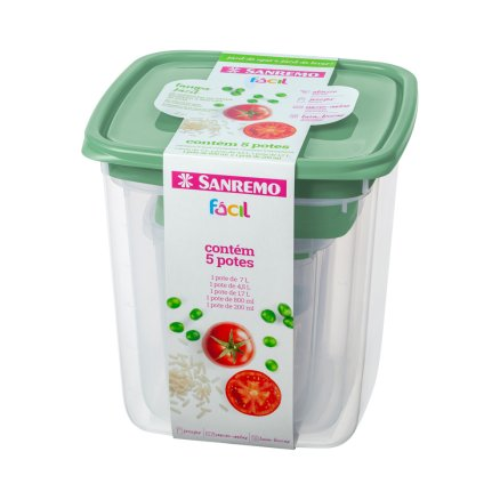 SET DE 5 TAPERS CUADRADOS ALTOS