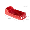 ESCURRE PLATOS PEQUEÑO ROJO CHEF