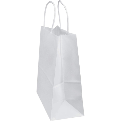 Bolsa de papel blanca con asa 31x39x18 cm