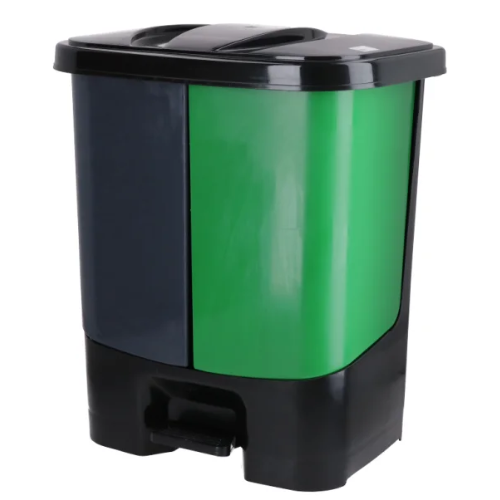 CONTENEDOR P/RES C/PEDAL DOBLE 40L