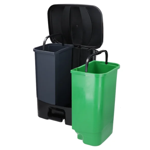 CONTENEDOR P/RES C/PEDAL DOBLE 40L