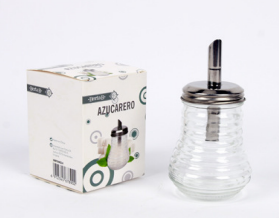 Azucarero vidrio c/dosificador