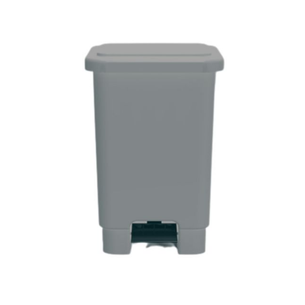 BASURERO CON PEDAL GRIS 50L