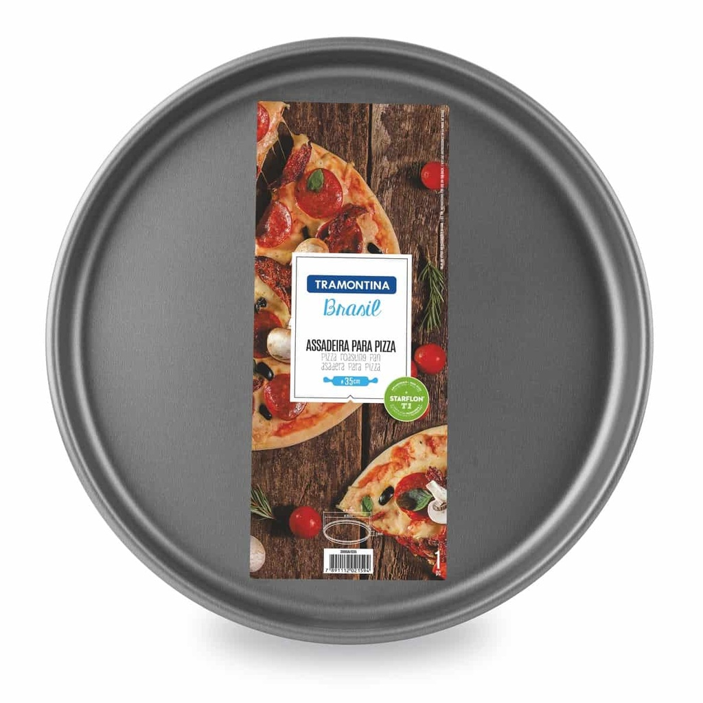 Asadera pizzera teflón 35cm tramontina