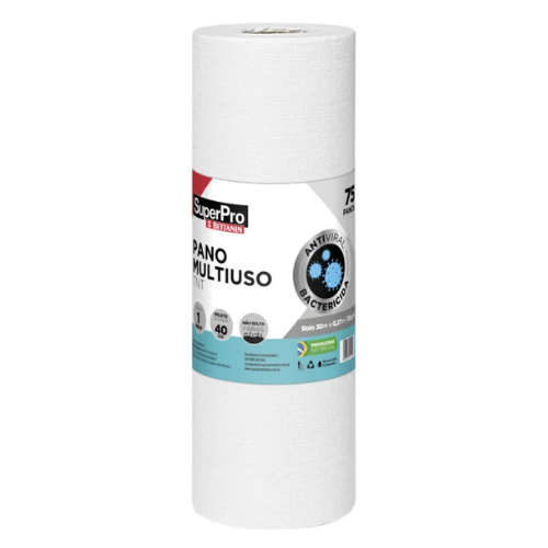 ROLLO 75 PAÑOS MULTIUSO (30MTS) BLANCO