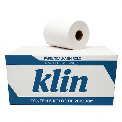 PAPEL TOALLA ROLLO  KLIN 20x200m /6 28gr.
