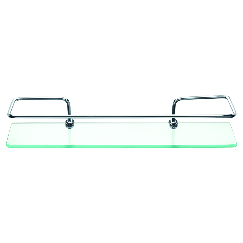 ESTANTE DE VIDRIO C/BASE 30X10CM