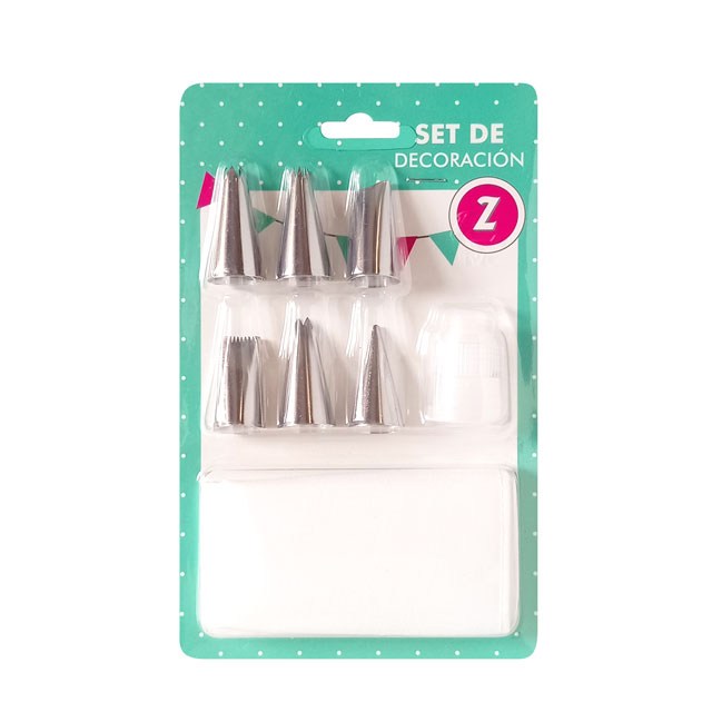 Set de decoracion 8 pzas