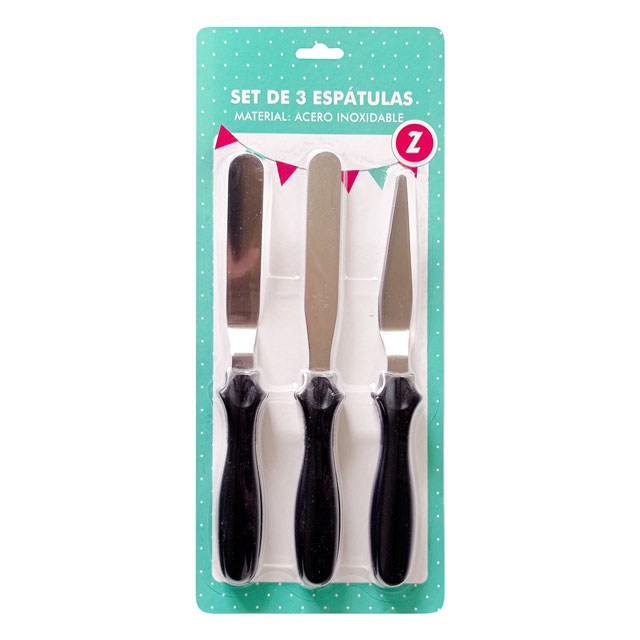 Set de espatulas x3