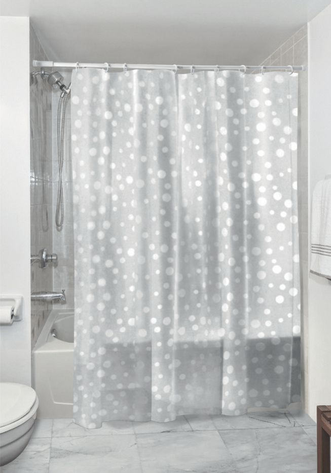 *CORTINA P/BAÑO CIRCULOS PEVA 180X180X0,04MM