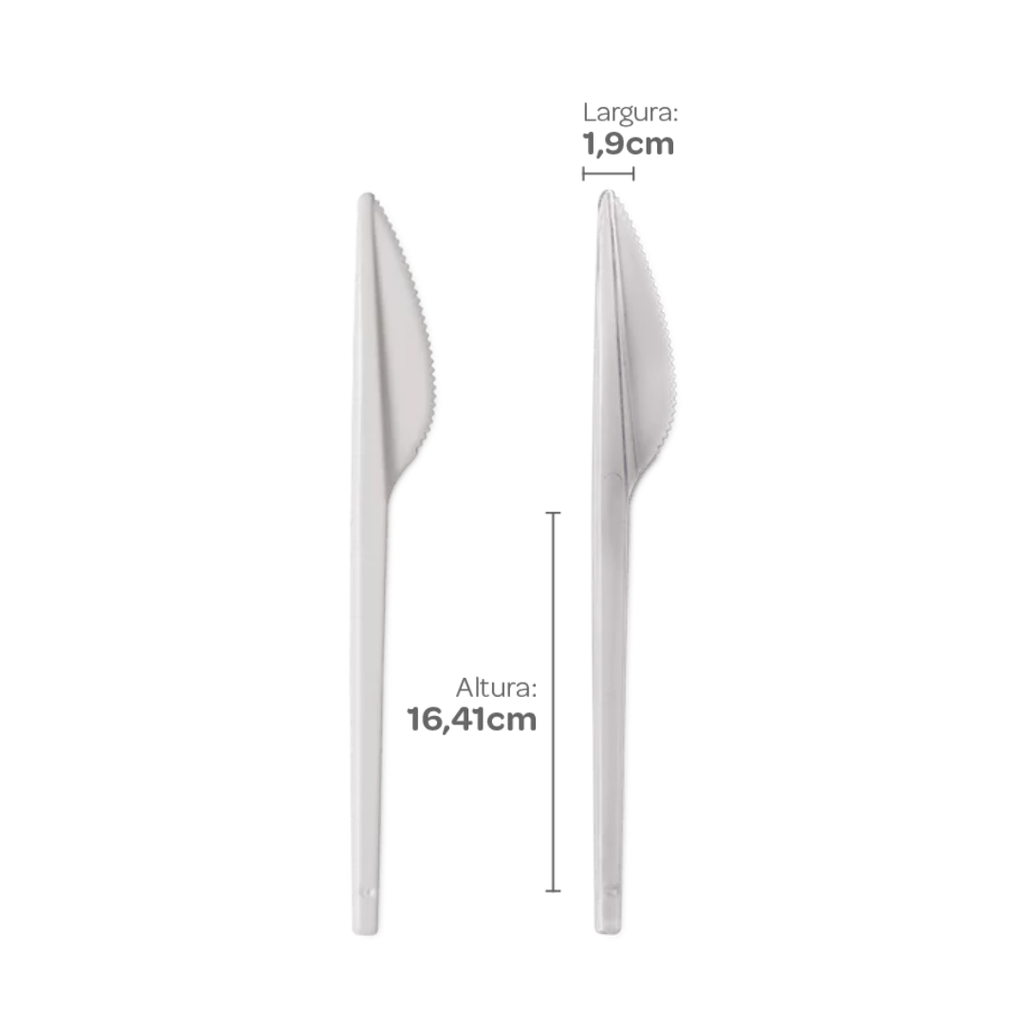 CUCHILLO BLANCO 16,40 CM PS CAJA X 1000 UNID