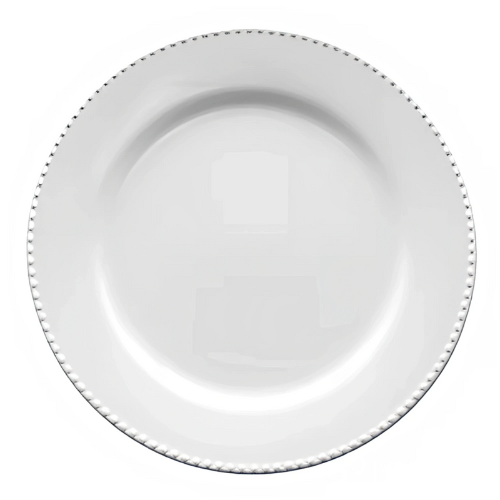 *PLATO LLANO DE 24cm - PERLA