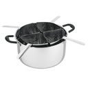 OLLA PARA PASTA CON COMPARTIMIENTOS