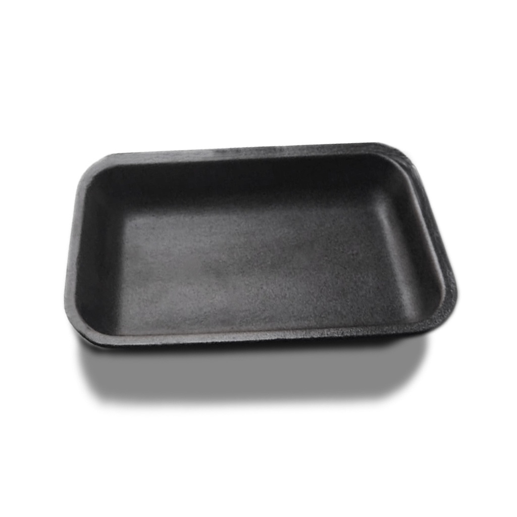 Bandeja espumada negra