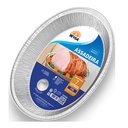 ASADERA DE ALUMINIO OVAL 7.000ml X UNID.