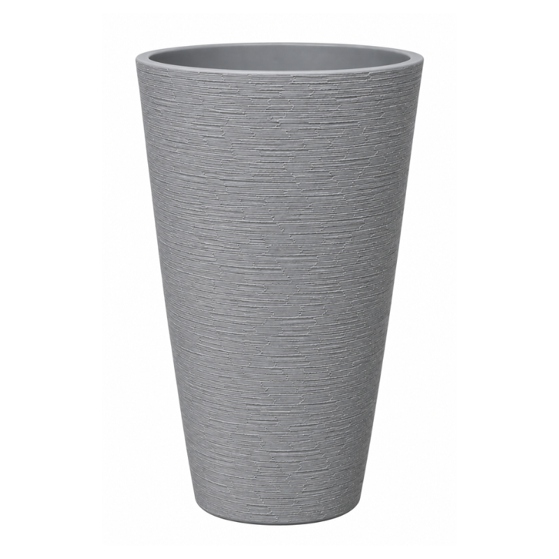 MACETA CONICA GRIS GRAFITO 57cm