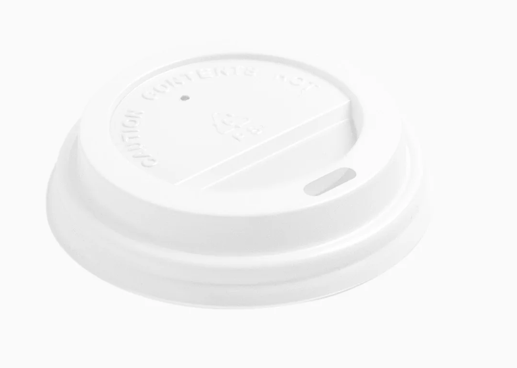 TAPA PP CAFE BLANCO 8oz - 240CC x 50un.