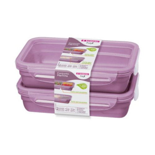 SET DE 2 TAPER CON TRABA - VIOLETA