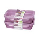 SET DE 2 TAPER CON TRABA - VIOLETA