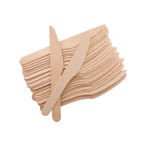 Cuchillo de madera 14 cm x20 unid