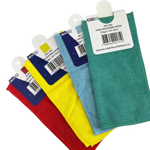 PAÑO MICROFIBRA 250g 30 X 30cm