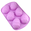 MOLDE 6 HUEVOS DE SILICONA