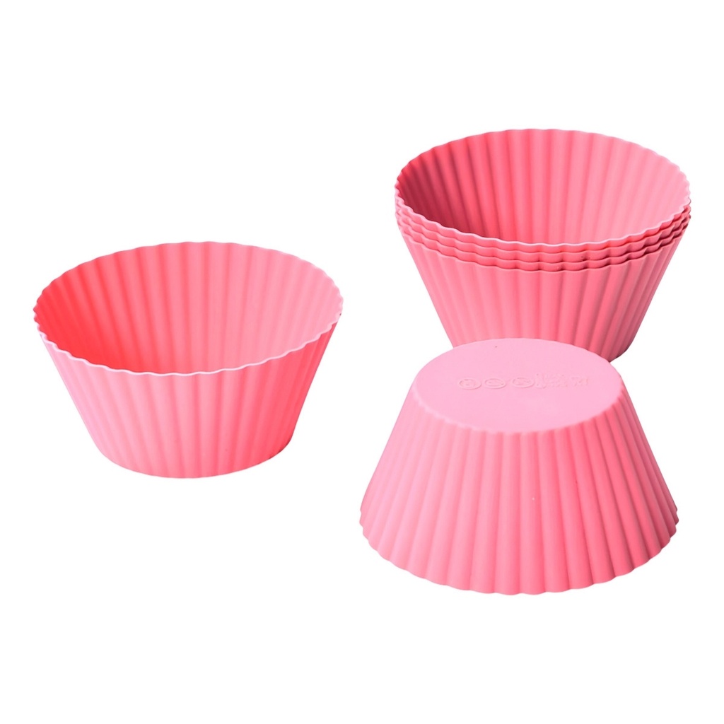 MOLDE DE SILICONA CUPCAKE (6un)