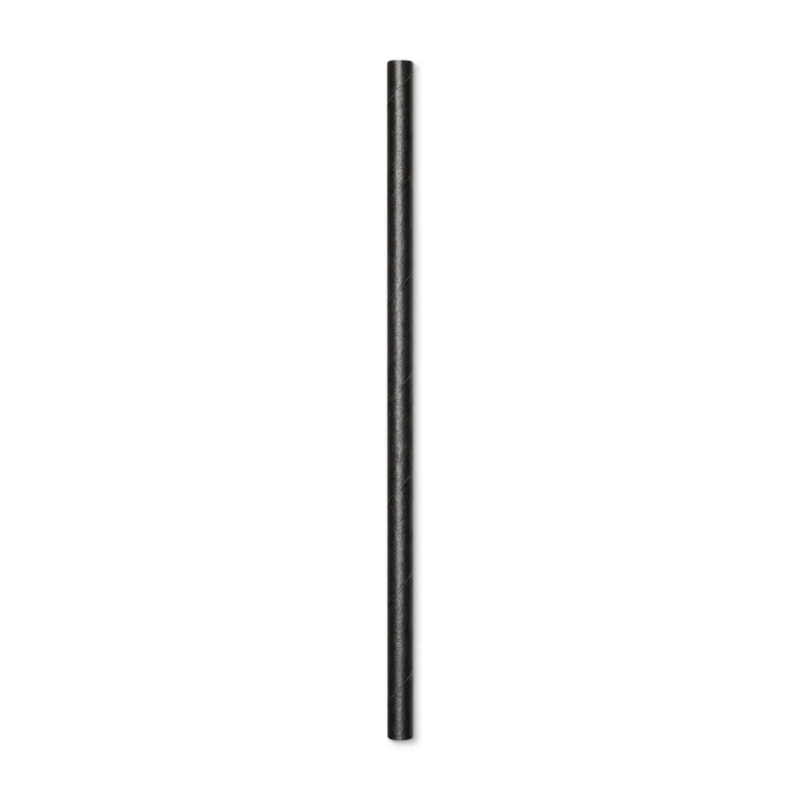 SORBITO DE PAPEL NEGRO 19,7cm x 8mm x 100un.
