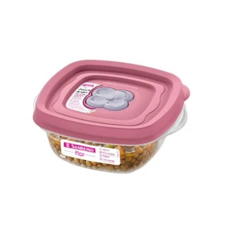 TAPER CUADRADO 280ML - ROSADO