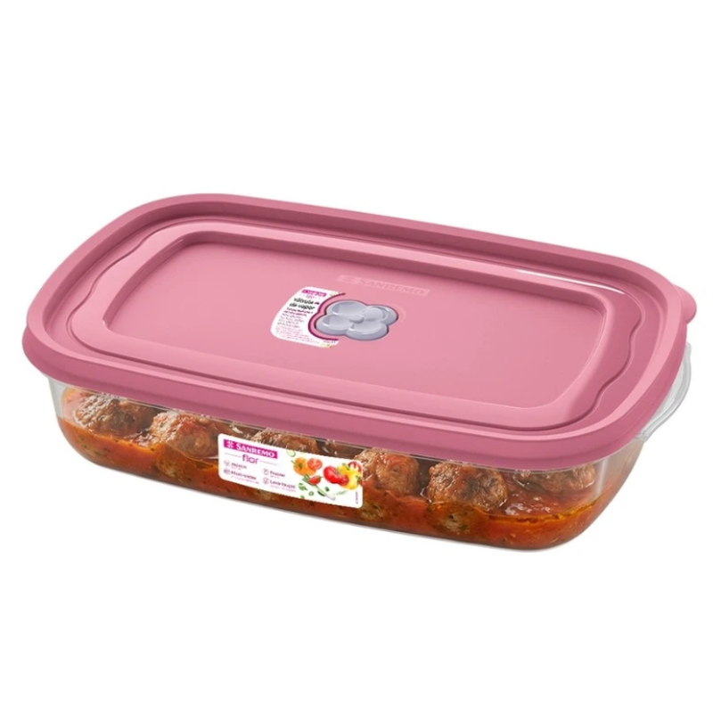 TAPER RECTANGULAR 2400ML - ROSADO