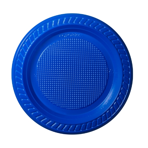 PLATO 15cm PS AZUL FIESTITA X 10UNID.