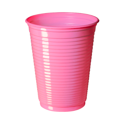 VASO DESCARTABLE 200ml ROSA FIESTITA X 50UNID.