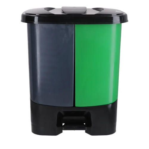 CONTENEDOR P/RES C/PEDAL DOBLE 40L