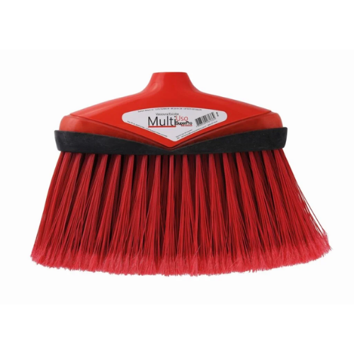 ESCOBA MULTIUSO C/CABO COLOR ROJO