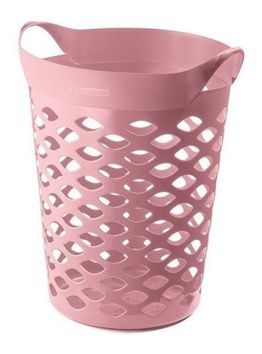 *CESTO FLEXIBLE RED 44lts ROSA