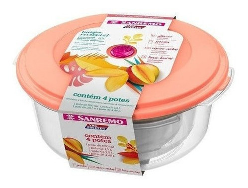 SET DE 4 TAPERS REDONDOS