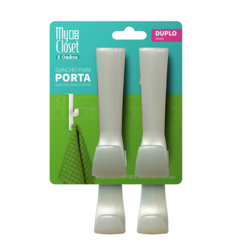 GANCHO PARA PUERTA DOBLE