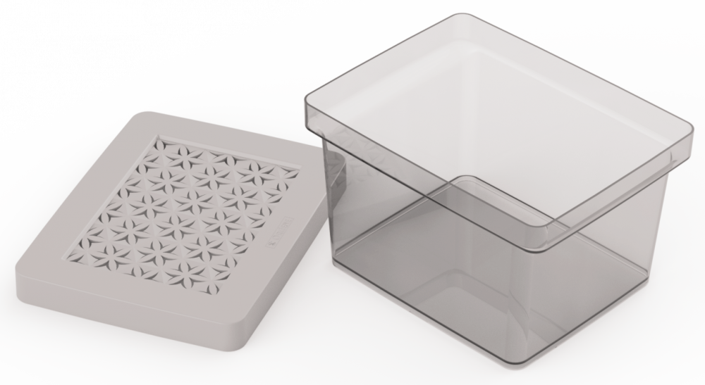 *CAJA ALTA MULTIUSO Peq. 2.8L BEIGE HANA