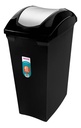 BASURERO CON TAPA VAIVÉN DE 40lts NEGRO