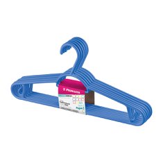 *PERCHA PLASTICA AZUL PACK 6un