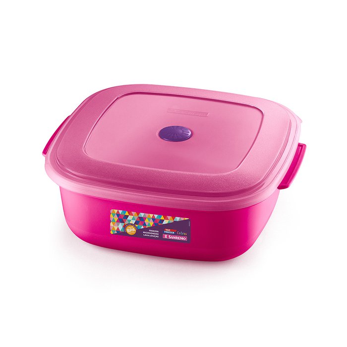 *TAPER CUAD. 2500ml ROSADO