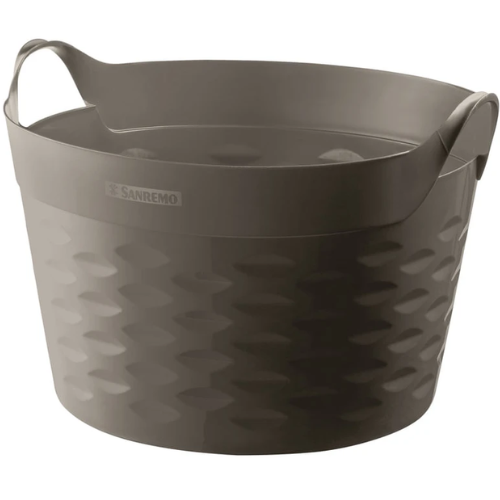 *CESTO FLEXIBLE RED 30lts GRIS