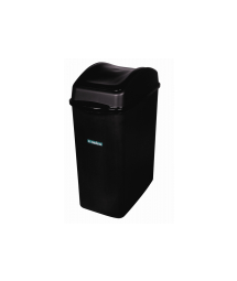 *PAPELERA  C/TAPA VAIVEN 8,8 LITROS.